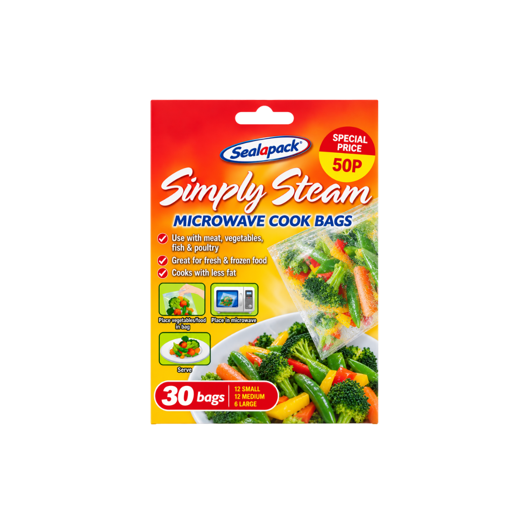 Sealapack Simply Steam Microwave Cook Bags