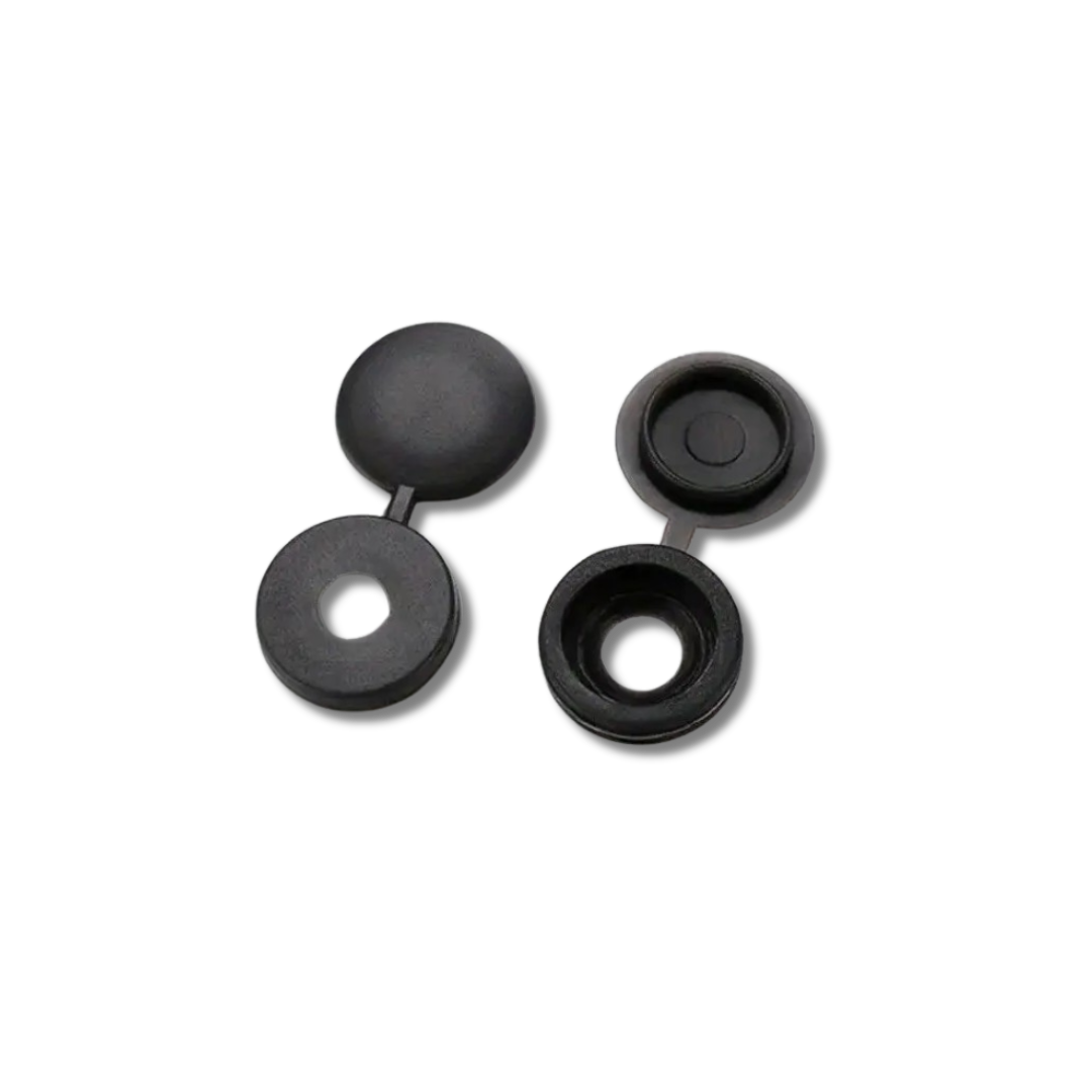 10pcs Black Self-Tapping Screw Decorative Hole Plugs