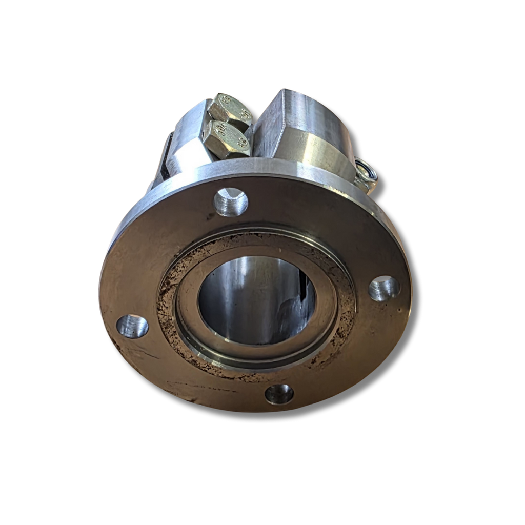 Split Coupling 4" (100mm) Flange 1-1/2" (38mm) Shaft