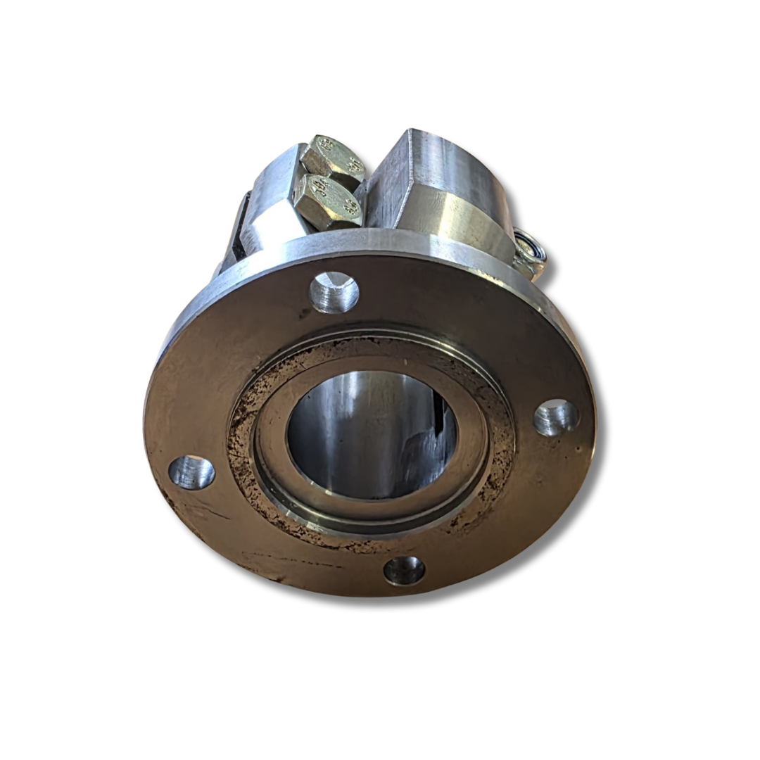 Split Coupling 4" (100mm) Flange 1-1/2" (38mm) Shaft