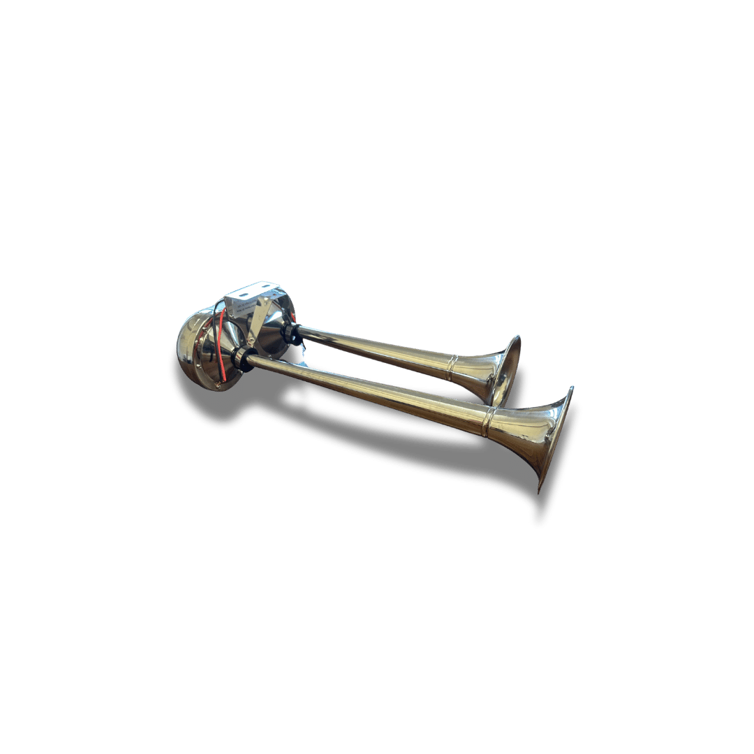 Duel Trumpet Air Horn - 12V -