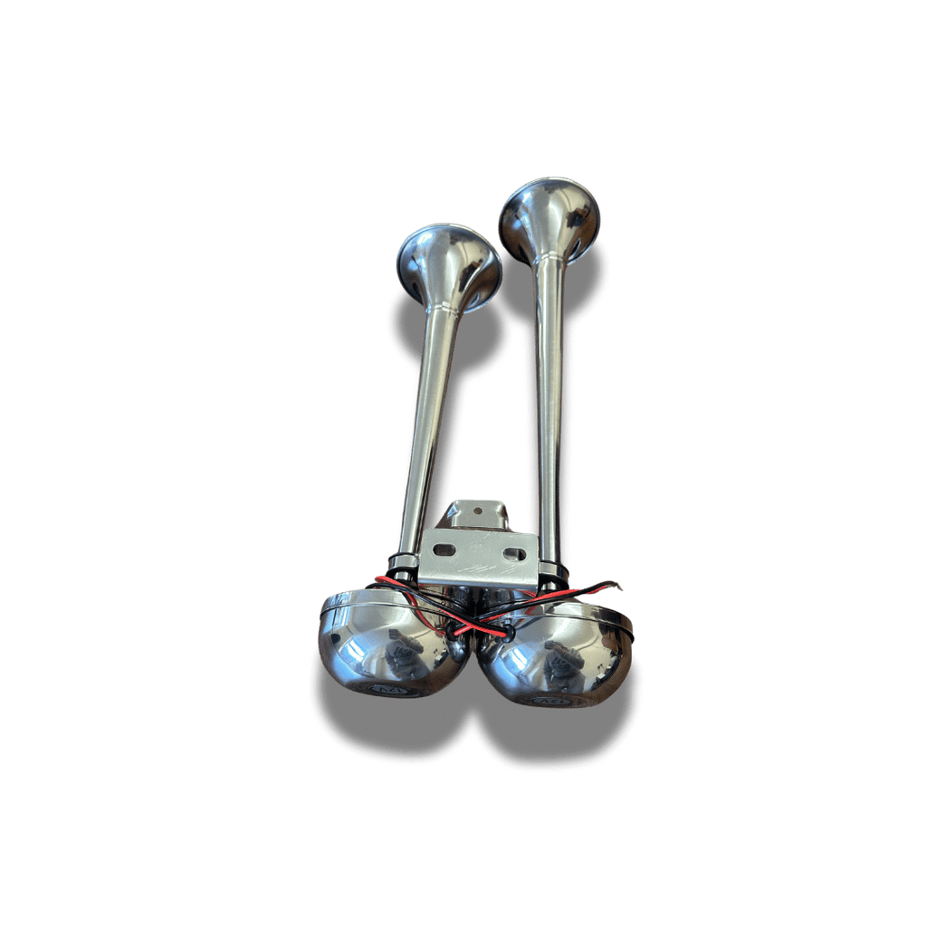 Duel Trumpet Air Horn - 12V -