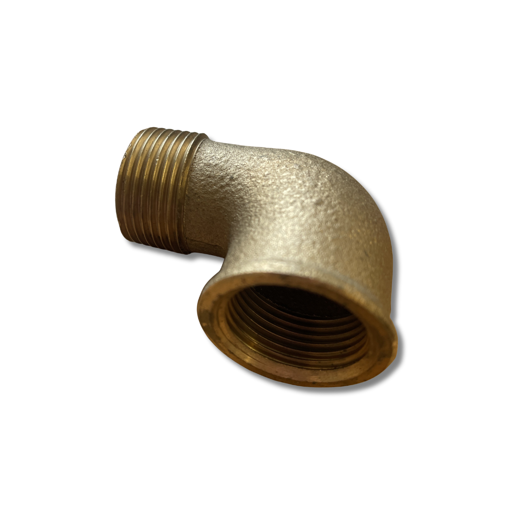 Brass 90 Elbow 1” female to 1” male