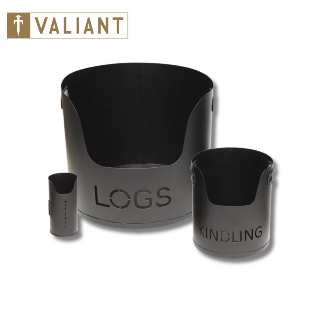 Valiant 3pcs Fireplace Storage Set