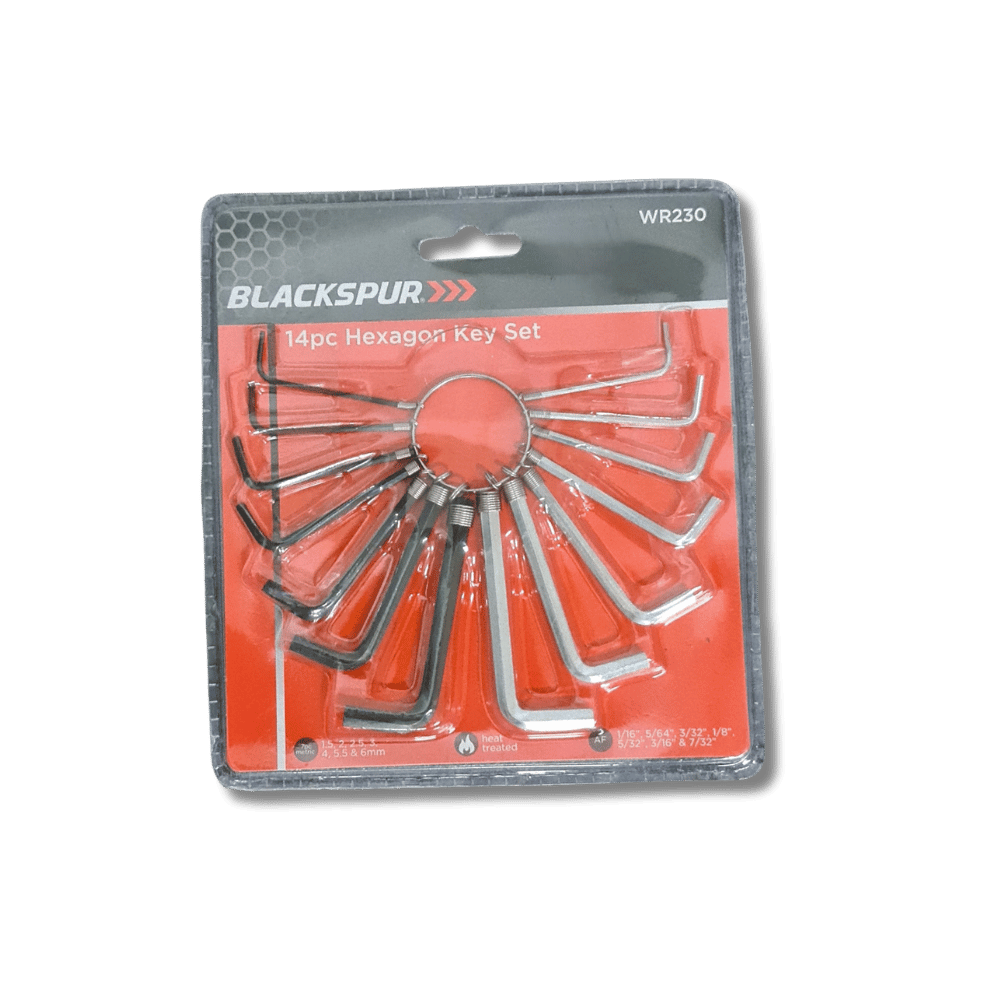 Blackspur 14pc Hexagon Key Set