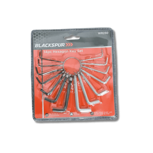 Blackspur 14pc Hexagon Key Set