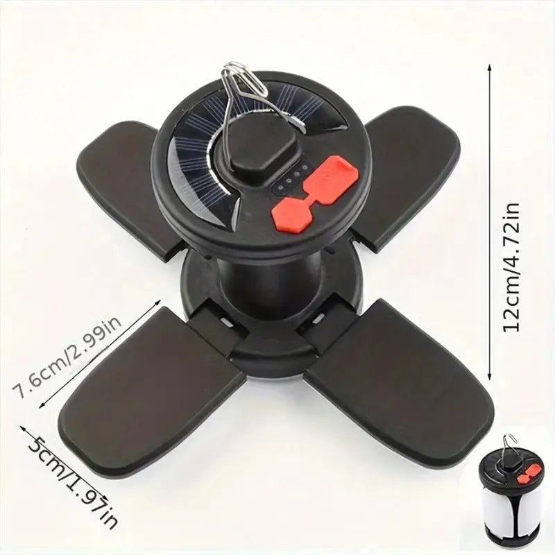 Ultra-Bright Solar Camping Light – 6 Modes, Foldable & Portable