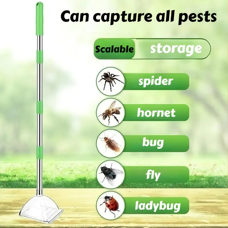Heavy Duty Spider Catcher with Long Handle