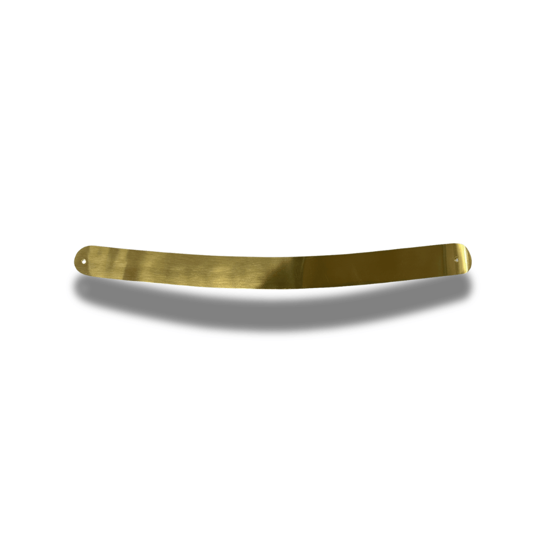 brass chimney strap narrowboat