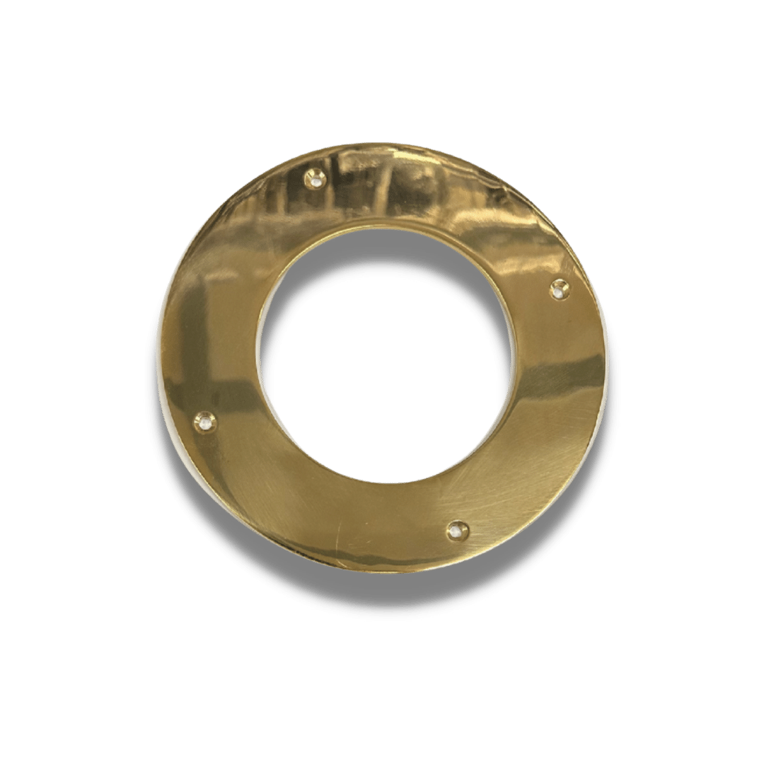 brass trim ring flue pipe 4.5 inch