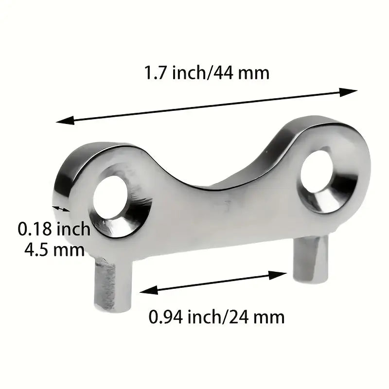 Boat Gas Cap Key - 316 Stainless Steel