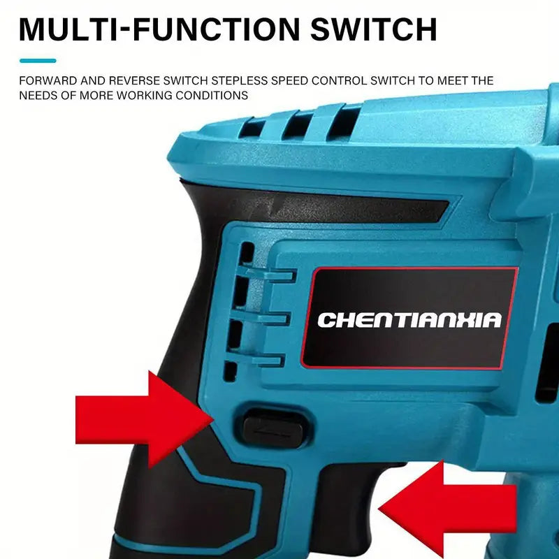 Cordless SDS Rotary Hammer Drill – 2 Batteries