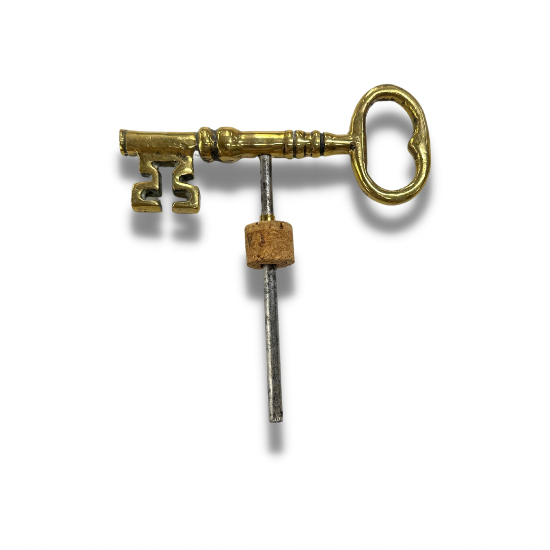 Handmade Tiller Pin - Solid Brass Key