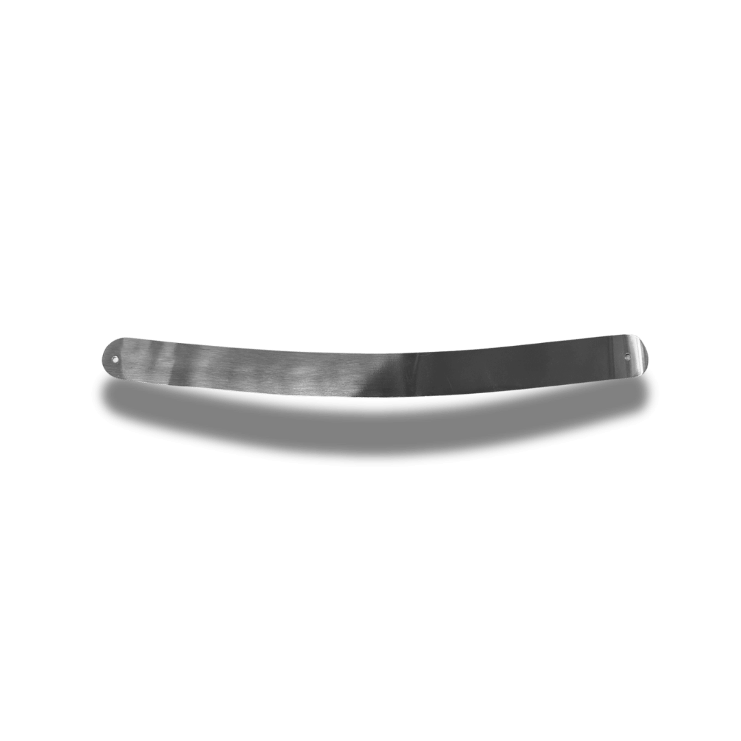 narrowboat chimney strap chrome band