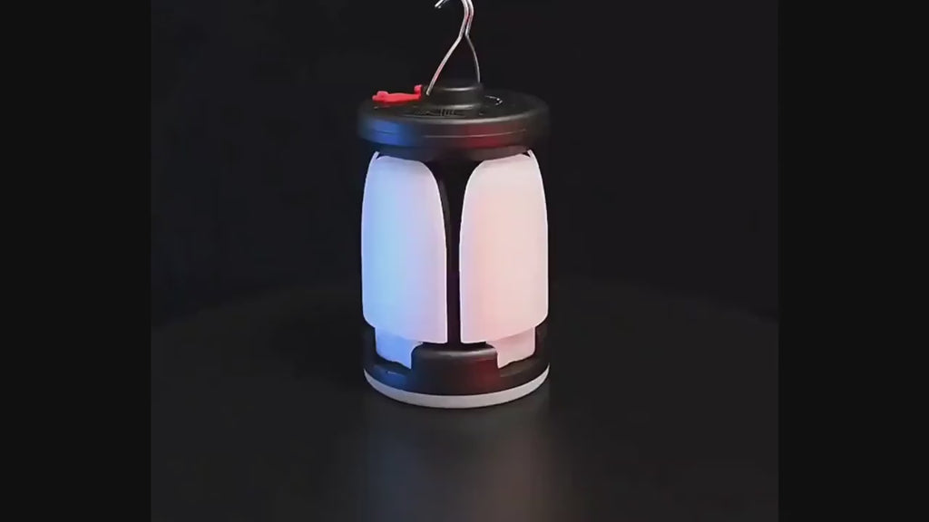 Ultra-Bright Solar Camping Light – 6 Modes, Foldable & Portable