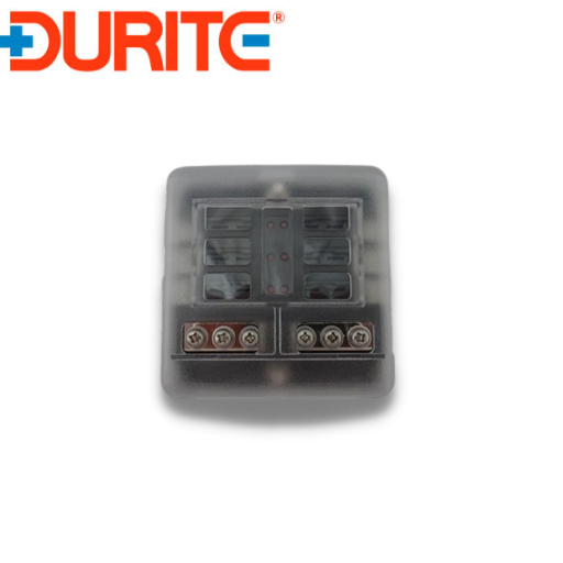 6 Way LED Fuse Box and Bus Bar - 32v