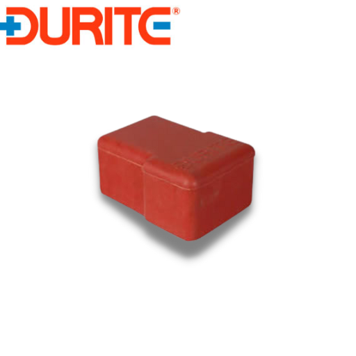 Battery Terminal Cover - Red Rubber
