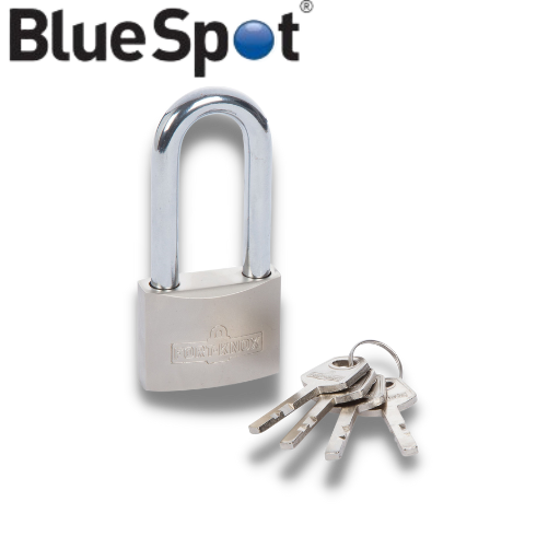 Long Shackle Satin Finish Padlock - 50mm