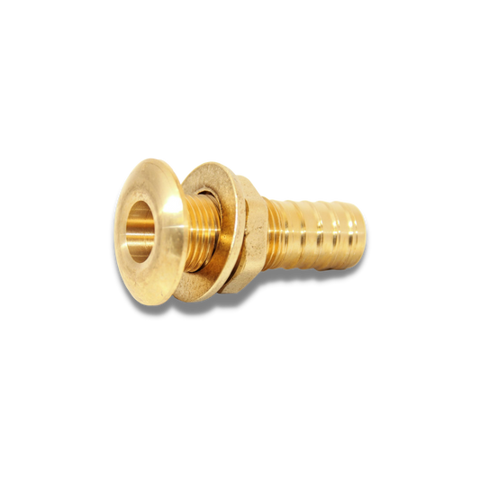 Skin Fitting 1/2" BSP x 3/4" Hose Tail Brass