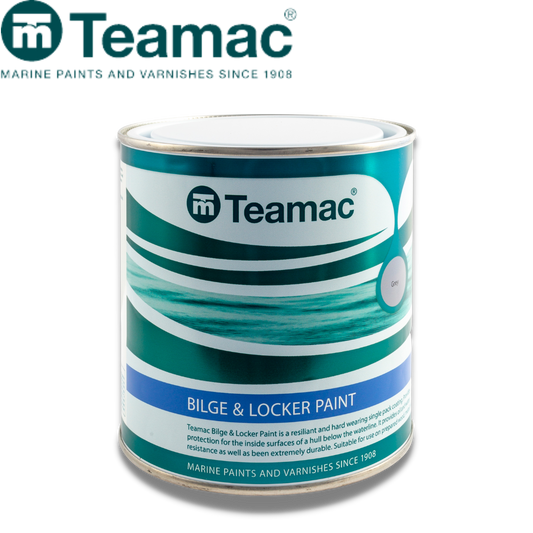 Teamac Bilge & Locker Paint - Grey