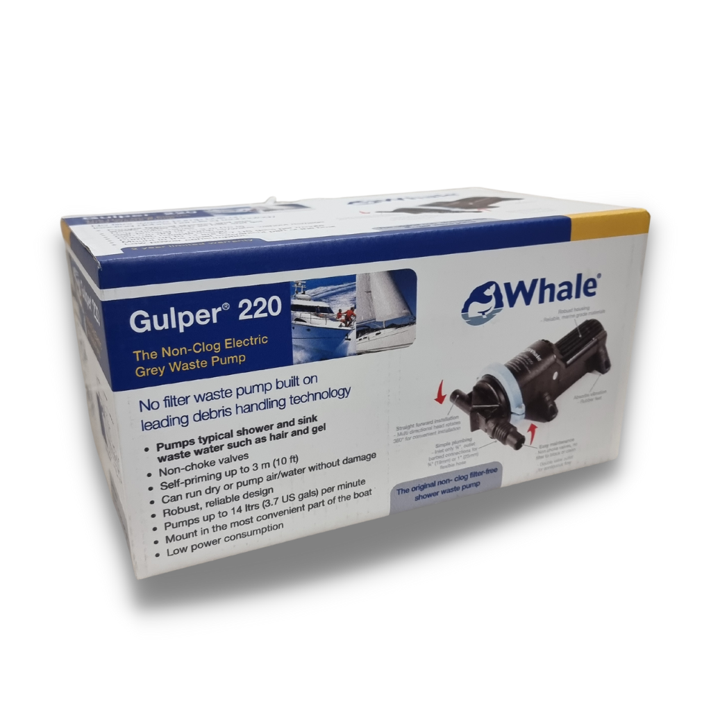 Whale Gulper 220 shower waste pump  - 12v