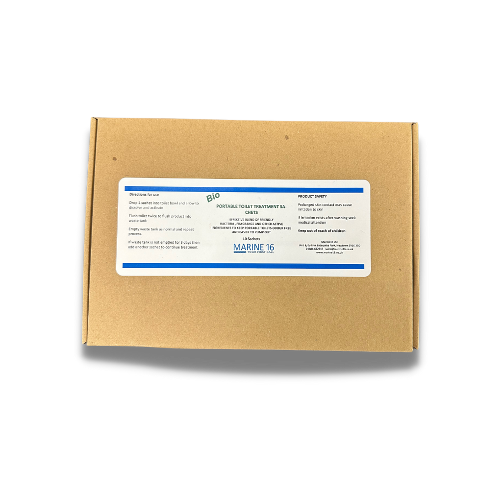 Marine 16 Biological Toilet Treatment Sachets - 10 Pack