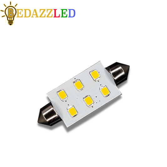 Festoon 42mm 6 LED - Cool White