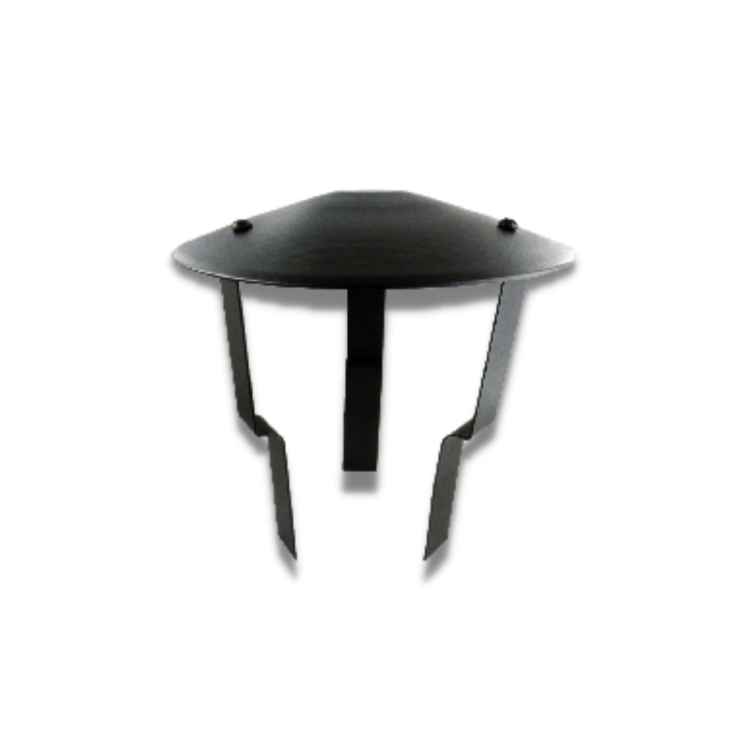 7 inch narrowboat chimney rain hat flat packed