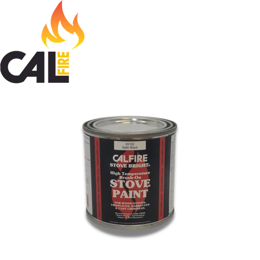 Calfire Stove Bright High Temperature Touch Up Paint 236ml - Satin Black